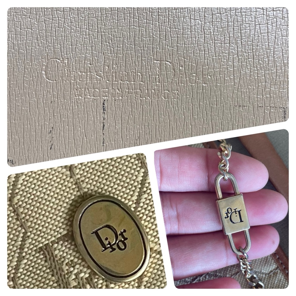 Authentic Dior vintage clutch or crossbody bag💛🤎💛💛 - Picture 10 of 15